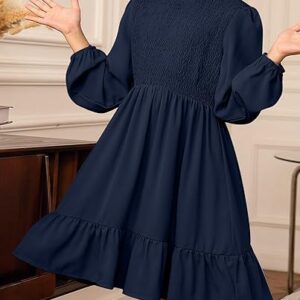 blibean Tween Girls One-Shoulder Dresses Size 6-15 Years Old