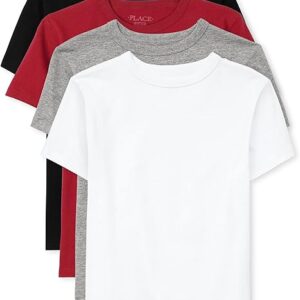 The Children'S Place Boys Short Sleeve Basic Layering T-Shirt