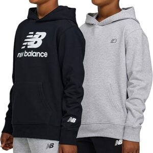 New Balance Boys Hoodie 2-Pack – Premium Comfy Cotton Blended Fleece Pullover Hoodies