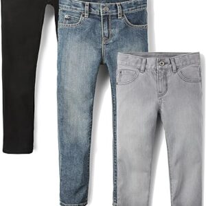 FREDD MARSHALL Boy's Skinny Fit Ripped Destroyed Distressed Fashion Kids Denim Jeans Pants